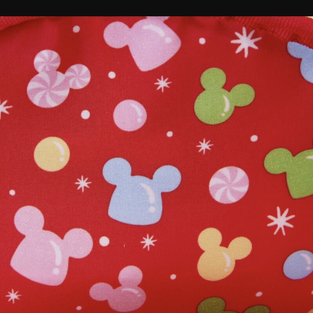 Hard To Find! Exclusiv Mickey and Minnie Gingerbread Loungefly Mini Backpack-NWT - Picture 5 of 8